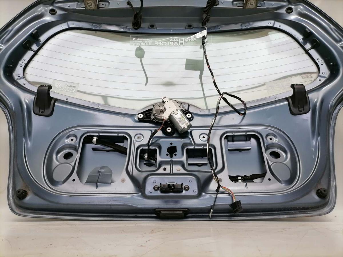 Renault Twingo 2 original Heckklappe mit Heckscheibe TEJ47 Bleu gris Bj.2009